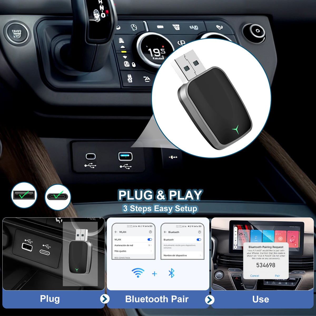 Wireless CarPlay Adapter